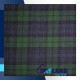 Scottish Kilt Fly Plaid with Purled Fringe in Brown Watch Tartan