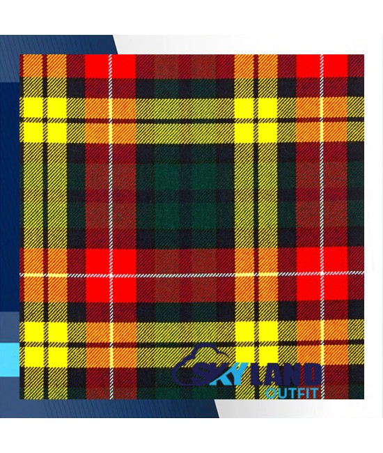 Buchanan Modern Tartan Scottish 8 Yard Kilt Traditional Highlander Kilts