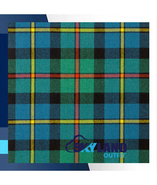 Scottish Macleod of Harris Tartan 8 Yard Kilt Traditional Kilts