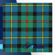Scottish Kilt Fly Plaid with Purled Fringe in McLeod of Harris Tartan