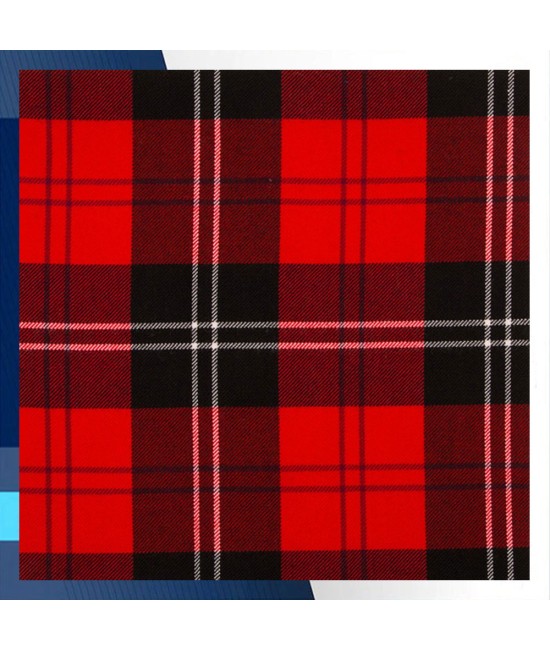 Ramsay Red Modern Tartan Medium Weight Acrylic Fabric