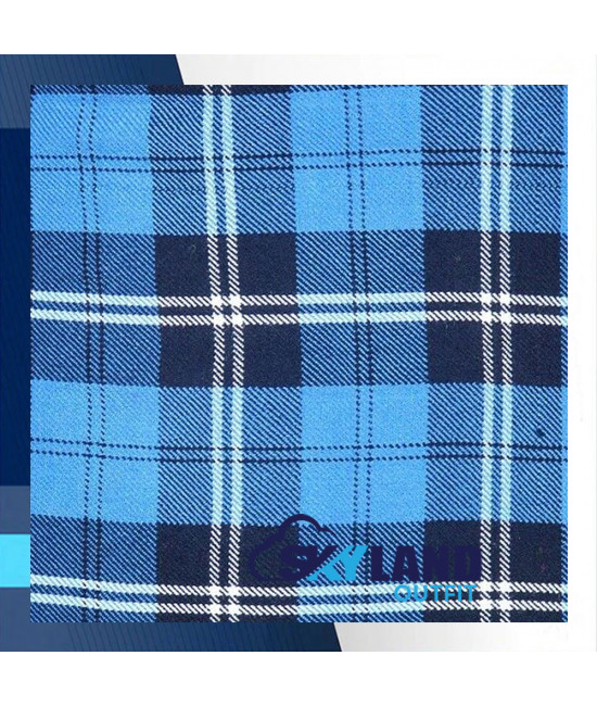 Ramsey Blue Hunting Tartan Lightweight 13 Oz.