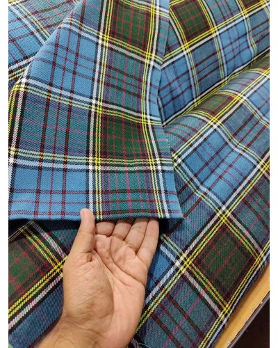 Anderson Modern Tartan Medium Weight Acrylic Fabric Anderson Modern Tartan Medium Weight Acrylic Fabric