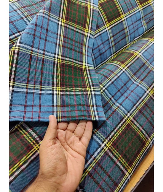 Anderson Modern Tartan Medium Weight Acrylic Fabric