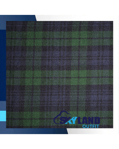 Black Watch Tartan Medium Weight Acrylic Fabric Black Watch Tartan Medium Weight Acrylic Fabric