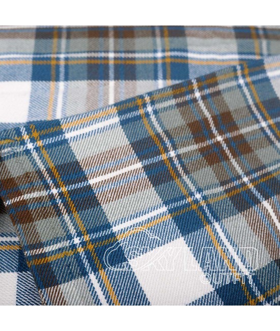 Stewart Dress Blue Tartan Fabric by the Yard | 16 oz Medium Weight Stewart Dress Blue Tartan Fabric by the Yard | 16 oz Medium Weight