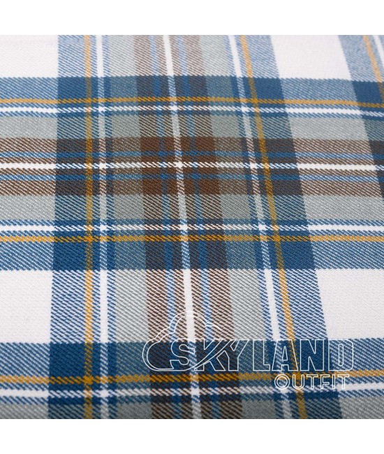 Stewart Dress Blue Tartan Fabric by the Yard | 16 oz Medium Weight Stewart Dress Blue Tartan Fabric by the Yard | 16 oz Medium Weight