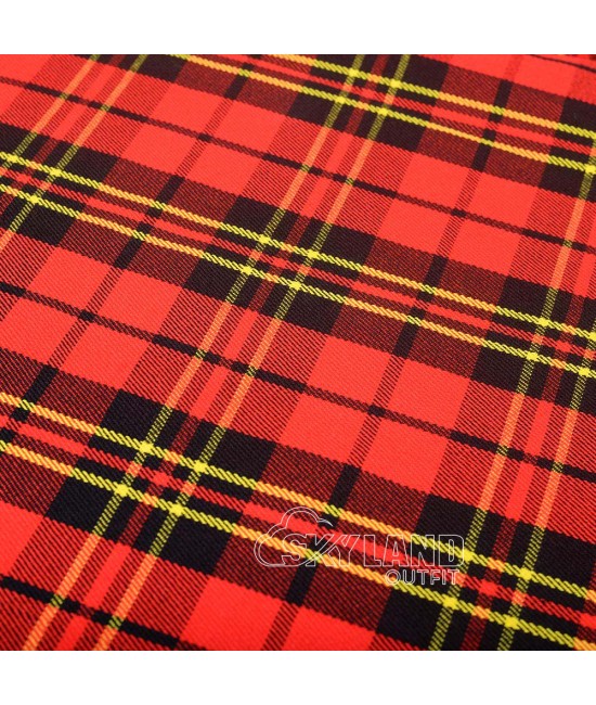 Brodie Red Morrison Tartan Fabric by the Yard | 16 oz Medium Weight Brodie Red Morrison Tartan Fabric by the Yard | 16 oz Medium Weight