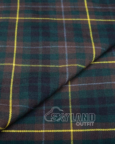 Buchanan Hunting Tartan 13 Oz Acrylic Wool Fabric 