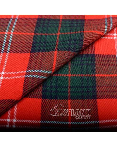 Chisholm Red Tartan Fabric | 16 oz by Yard