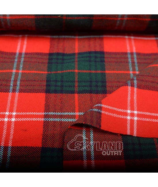 Chisholm Red Tartan Fabric | 16 oz by Yard Chisholm Red Tartan Fabric | 16 oz by Yard