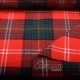 Chisholm Red Tartan Fabric | 16 oz by Yard Chisholm Red Tartan Fabric | 16 oz by Yard