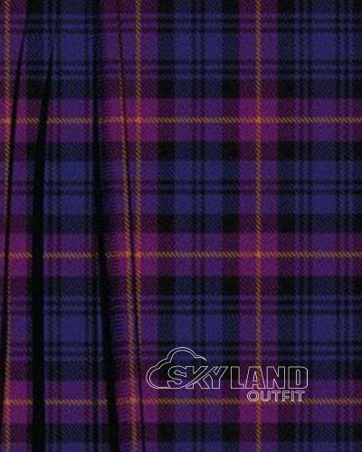 Clemson University Modern Tartan Fabric 13 oz Acrylic