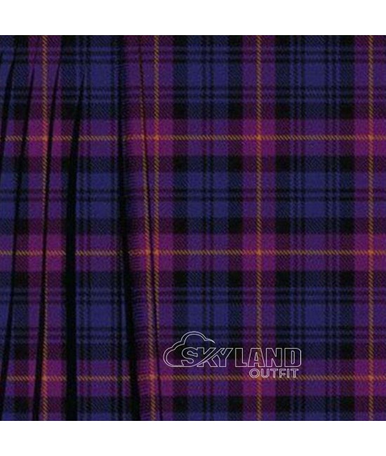 Clemson University Modern Tartan Fabric 13 oz Acrylic