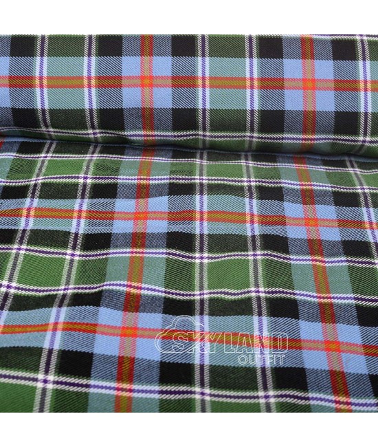 Colorado State Tartan Medium Weight Acrylic Fabric Colorado State Tartan Medium Weight Acrylic Fabric