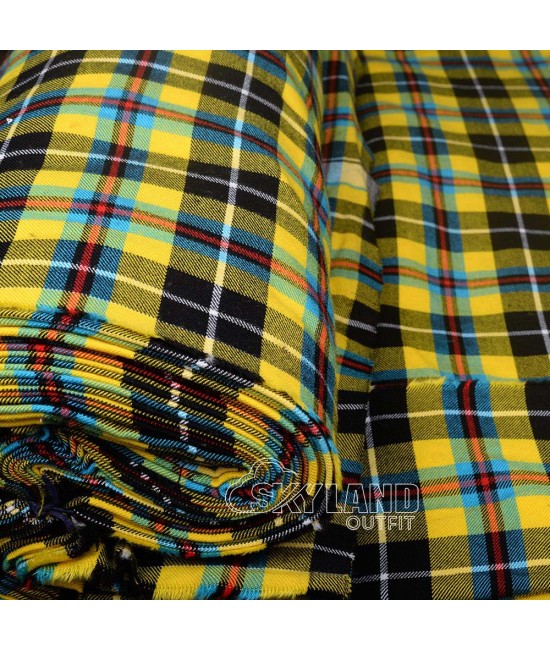 Cornish National Tartan Fabric by Yard | Medium Weight Acrylic | Cornwall Heritage
