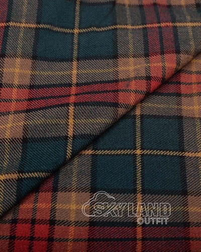 County Cavan Tartan Fabric by the Yard – 16oz Acrylic Wool