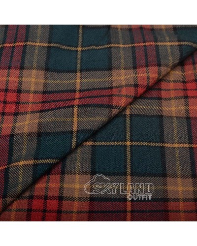 County Cavan Tartan Fabric by the Yard – 16oz Acrylic Wool