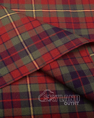 County Clare Tartan Fabric by the Yard – 16oz Acrylic Wool