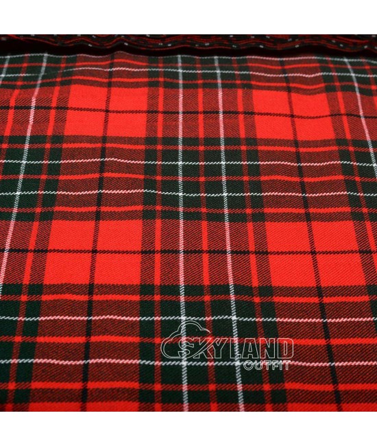 Cumming Red Modern Tartan Fabric by the Yard | 16 oz Medium Weight Cumming Red Modern Tartan Fabric by the Yard | 16 oz Medium Weight