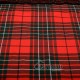 Cumming Red Modern Tartan Fabric by the Yard | 16 oz Medium Weight Cumming Red Modern Tartan Fabric by the Yard | 16 oz Medium Weight