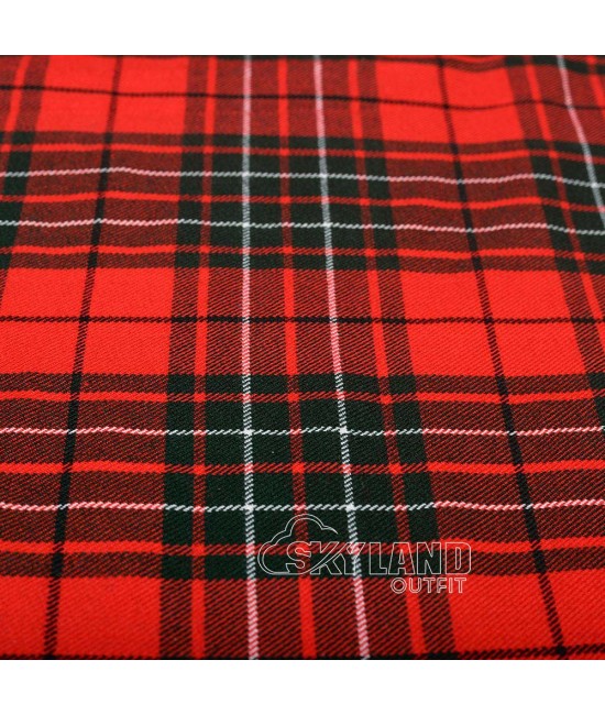 Cumming Red Modern Tartan Fabric by the Yard | 16 oz Medium Weight Cumming Red Modern Tartan Fabric by the Yard | 16 oz Medium Weight