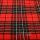 Cumming Red Modern Tartan Fabric by the Yard | 16 oz Medium Weight Cumming Red Modern Tartan Fabric by the Yard | 16 oz Medium Weight