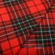 Cumming Red Modern Tartan Fabric by the Yard | 16 oz Medium Weight Cumming Red Modern Tartan Fabric by the Yard | 16 oz Medium Weight