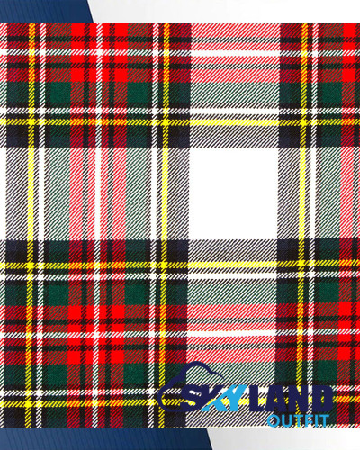 Dress Stewart Tartan Scottish Kilt Fly Plaid with Hand Fringed Dress Stewart Tartan Scottish Kilt Fly Plaid with Hand Fringed