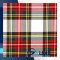Dress Stewart Tartan Scottish Kilt Fly Plaid with Hand Fringed