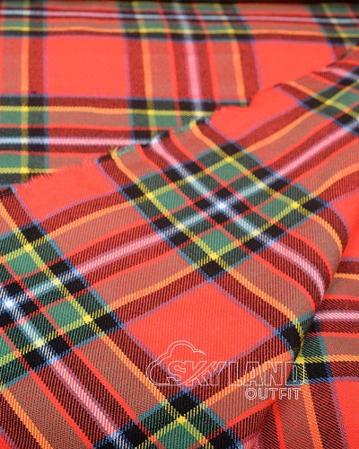 Gillespie Ancient Tartan Fabric by the Yard | 16 oz Medium Weight