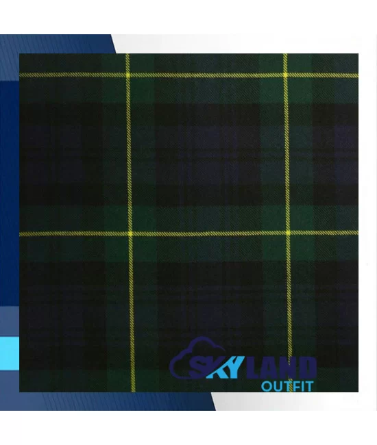 Gordon Tartan Scottish Kilt Fly Plaid with Hand Fringed Gordon Tartan Scottish Kilt Fly Plaid with Hand Fringed