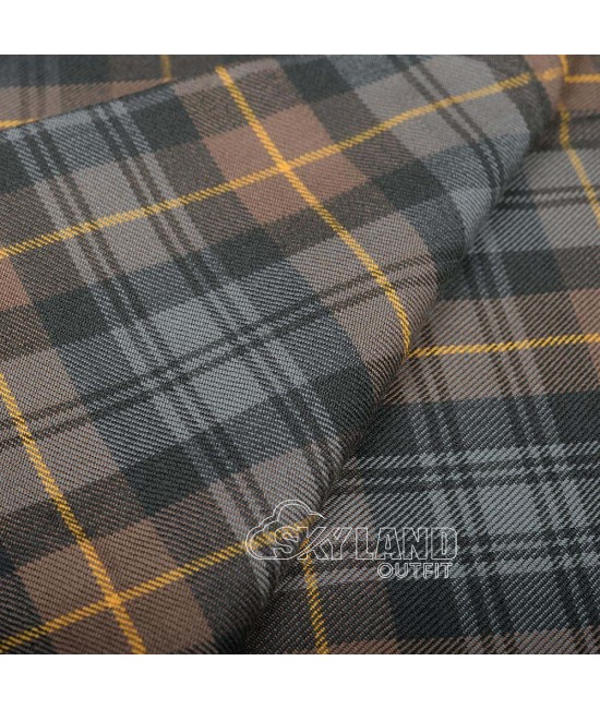 Gordon Weathered Tartan Fabric by the Yard | 16 oz Medium Weight