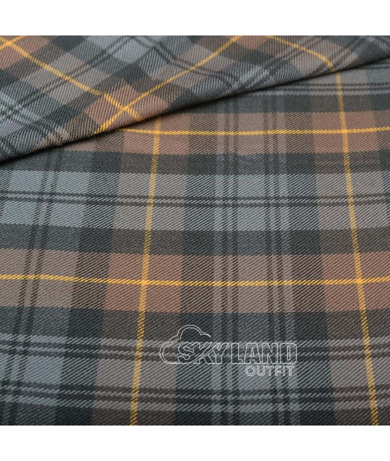 Gordon Weathered Tartan Fabric by the Yard | 16 oz Medium Weight