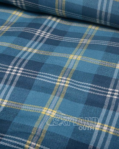 Gorman Blue Tartan Fabric 16 oz Acrylic – Scottish Tartan by the Yard