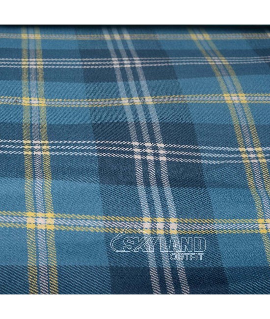 Gorman Blue Tartan Fabric 16 oz Acrylic – Scottish Tartan by the Yard Gorman Blue Tartan Fabric 16 oz Acrylic – Scottish Tartan by the Yard