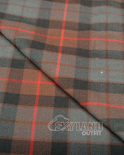 Gunn Weathered Tartan Fabric by the Yard | 16 oz Medium Weight