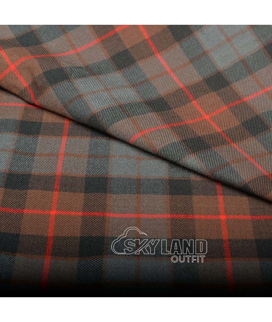 Gunn Weathered Tartan Fabric by the Yard | 16 oz Medium Weight