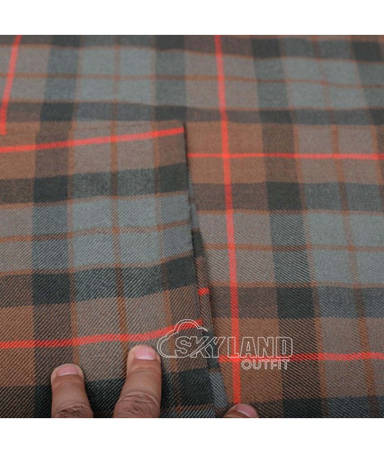 Gunn Weathered Tartan Fabric by the Yard | 16 oz Medium Weight