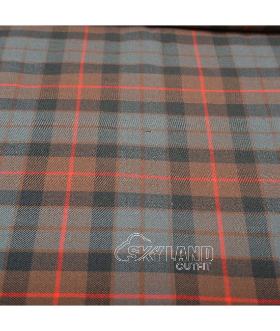 Gunn Weathered Tartan Fabric by the Yard | 16 oz Medium Weight