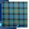 Gunn Ancient Tartan Scottish Kilt Fly Plaid with Hand Fringed