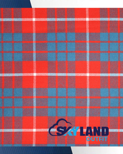 Hamilton Red Tartan Medium Weight Acrylic Fabric Hamilton Red Tartan Medium Weight Acrylic Fabric