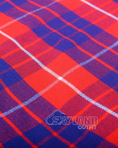 Hamilton Red Tartan Medium Weight Acrylic Fabric Hamilton Red Tartan Medium Weight Acrylic Fabric