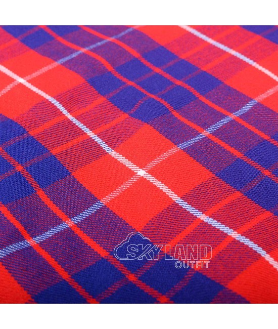 Hamilton Red Tartan Medium Weight Acrylic Fabric