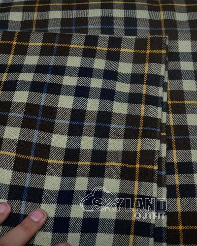 Hebridean Buchanan Tartan Fabric by the Yard | 16 oz Medium Weight