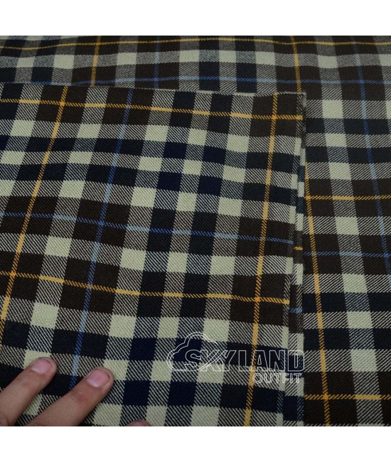 Hebridean Buchanan Tartan Fabric by the Yard | 16 oz Medium Weight Hebridean Buchanan Tartan Fabric by the Yard | 16 oz Medium Weight