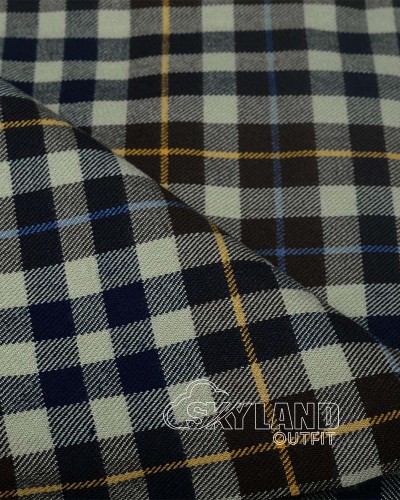 Hebridean Buchanan Tartan Fabric by the Yard | 16 oz Medium Weight