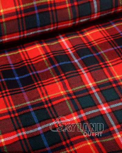 Innes Red Modern Tartan Fabric by the Yard – 16oz Acrylic Wool Innes Red Modern Tartan Fabric by the Yard – 16oz Acrylic Wool