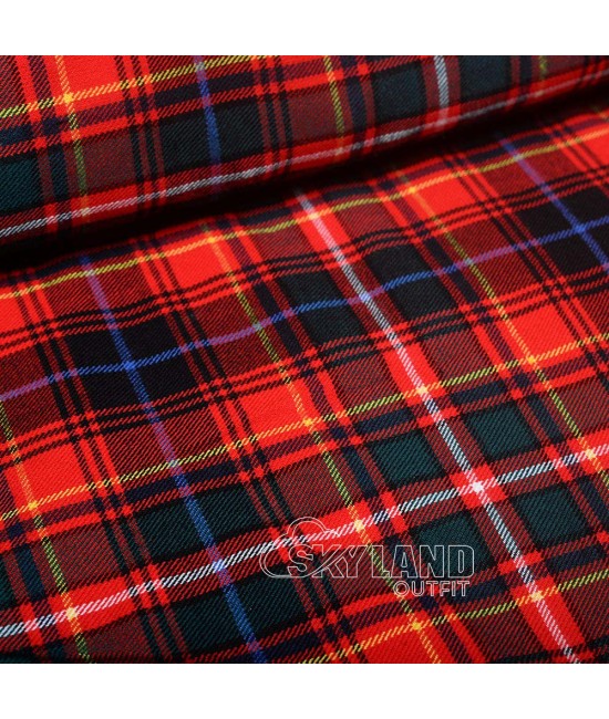 Innes Red Modern Tartan Fabric by the Yard – 16oz Acrylic Wool Innes Red Modern Tartan Fabric by the Yard – 16oz Acrylic Wool
