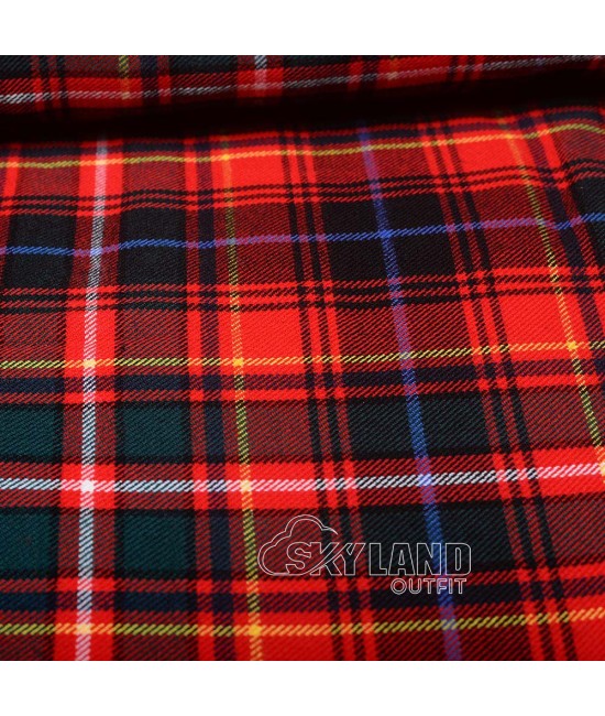 Innes Red Modern Tartan Fabric by the Yard – 16oz Acrylic Wool Innes Red Modern Tartan Fabric by the Yard – 16oz Acrylic Wool